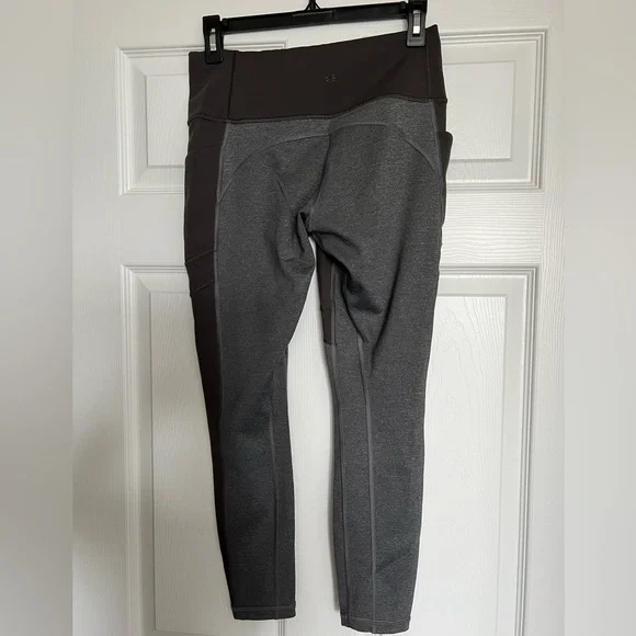 Athleta Grey Two-toned Crop - Picture 2 of 6